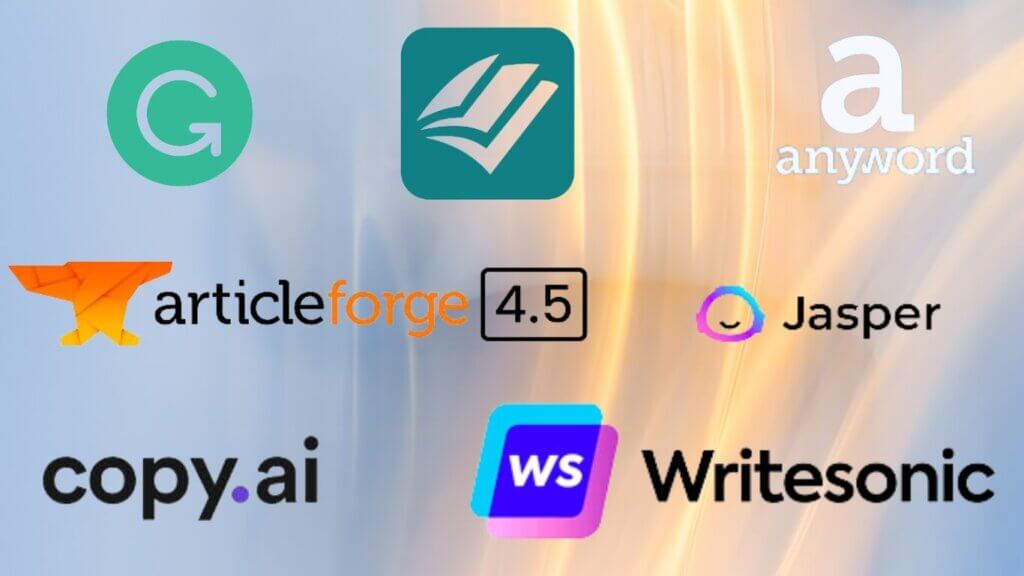AI writing tools in one image
