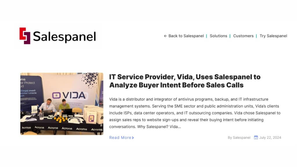 Salespanel : Lead Generation Company 2024